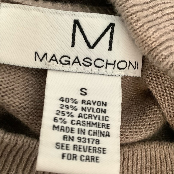 Magaschoni Mock Turtleneck Sweater Sz-S - Picture 6 of 7